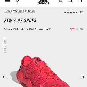 *NEW* Adidas FYW S-97 Sport SHOES sneakers